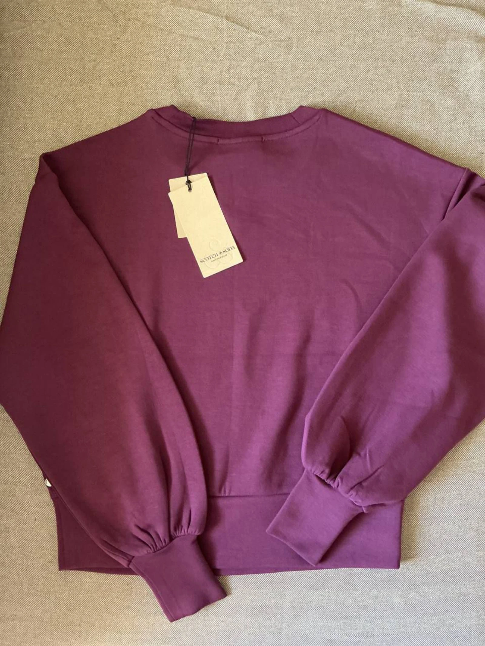 Moletom Feminino Scotch & Soda roxo Tamanho 36 – photo 4